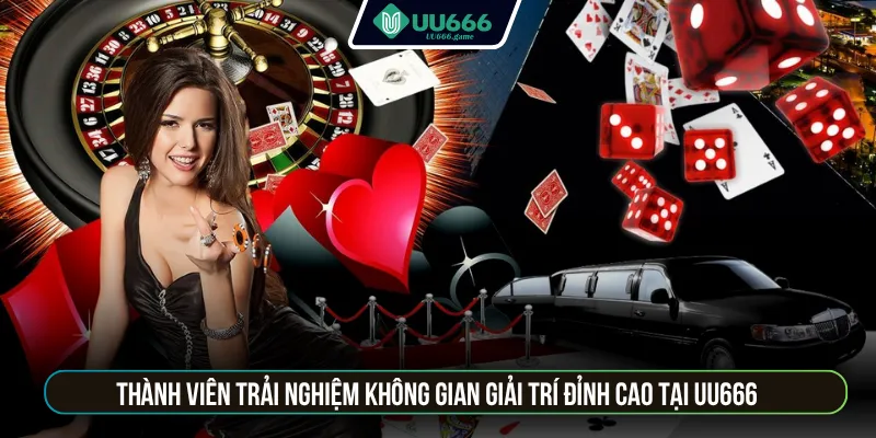 Thành viên trải nghiệm không gian giải trí đỉnh cao tại UU666